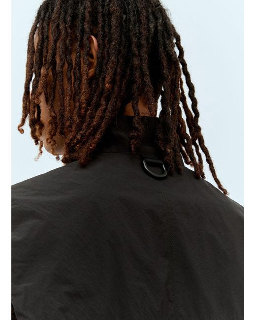 Comme des Garçons Black Logo Print Ripstop Vest for men