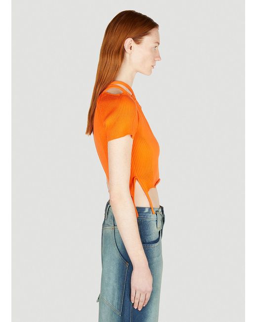 OTTOLINGER Orange Loop Top