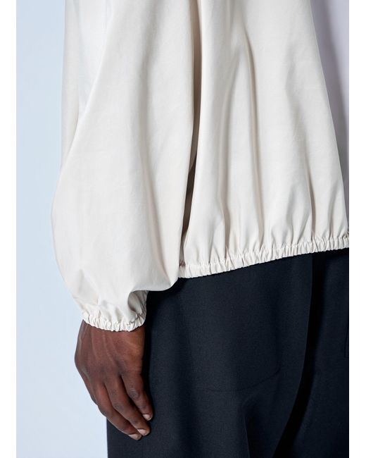Miu Miu White Technical Pongé Sweatshirt for men