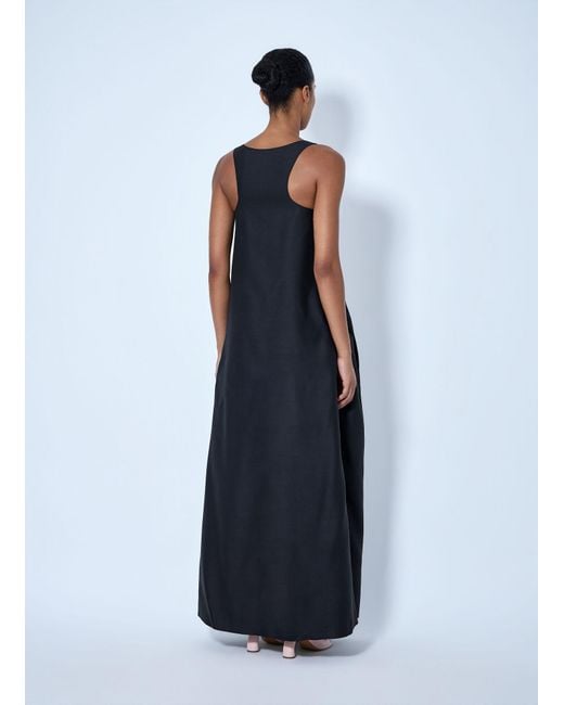 Dries Van Noten Blue Drazero Wool And Silk-Blend Maxi Dress