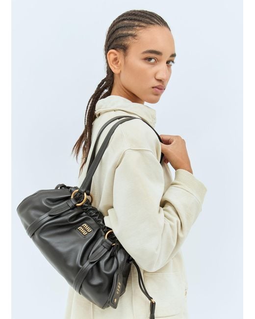 【MIU MIU】JOIE NAPPA LEATHER BAG Women's Joie bag in nappa leather | MIU MIU | 24S