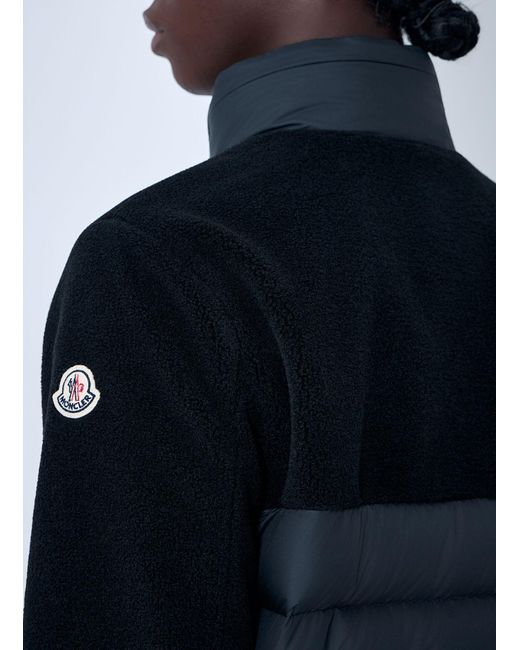 Moncler Blue Mistral Teddy Short Jacket for men