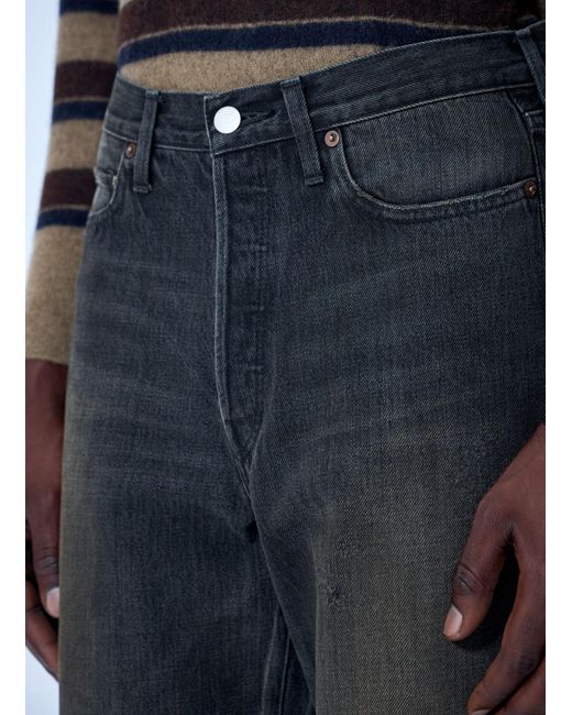 Ssstein Blue Loose Denim Jeans for men