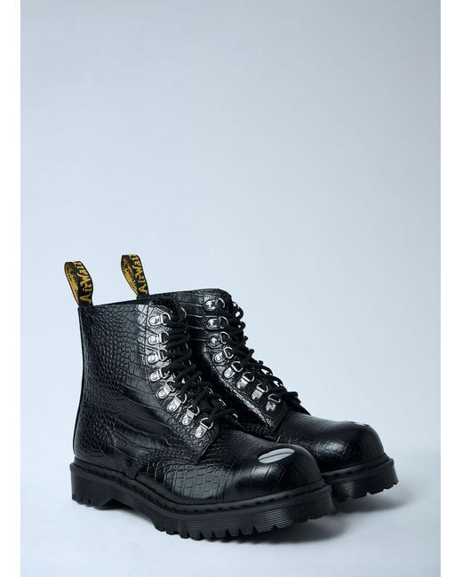 Dr. Martens Blue 1490 Pascal Steel Toe Boots