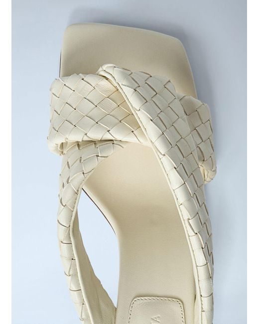 Bottega Veneta Blue Riva Mule Sandals