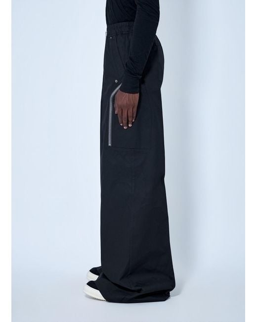 Rick Owens Blue Heizer Belas Cotton Pants for men