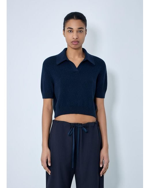 Khaite Blue Leni Top