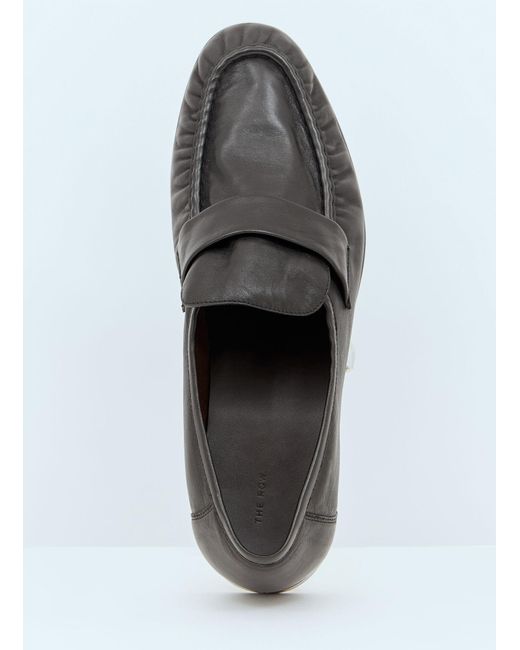 The Row White Soft Loafers for men