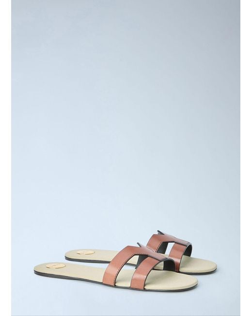 Saint Laurent Blue Mabrouka Slides