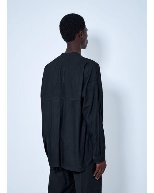 Rick Owens Blue Lido Larry Shirt for men