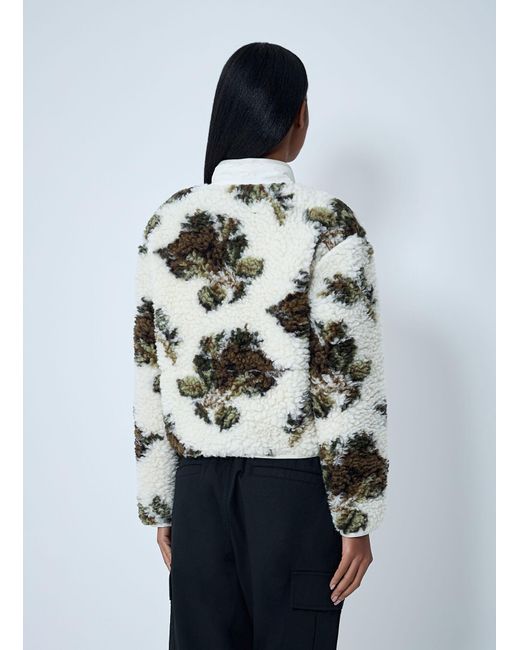 Moncler Blue Textured Zip-Up Jacket