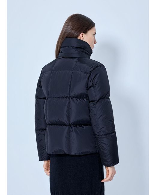 Moncler Blue Castlenew Hooded Down Jacket