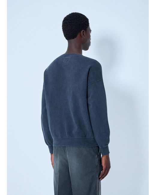 Visvim Blue Jumbo Sb Crew Sweatshirt for men