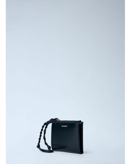 Jil Sander Black Tangle Mini Wallet