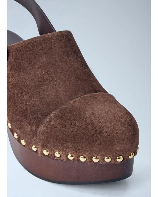 Chloé Brown Chloé Jeannette Clogs