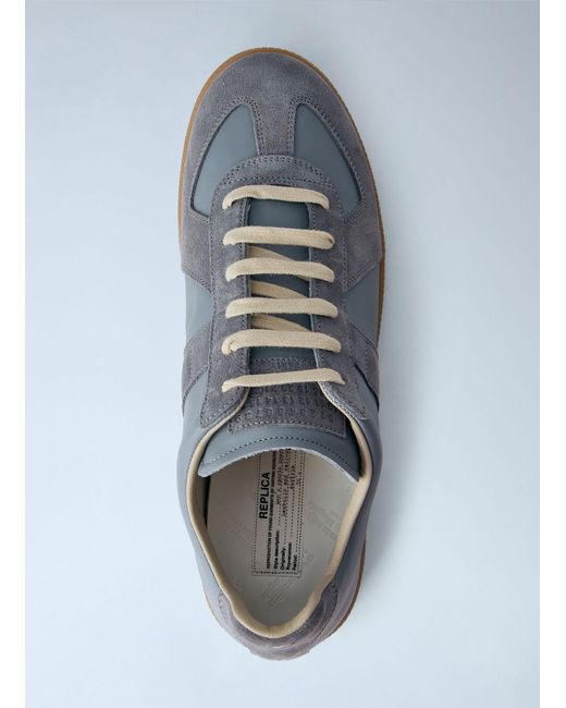 Maison Margiela Blue Replica Sneakers for men