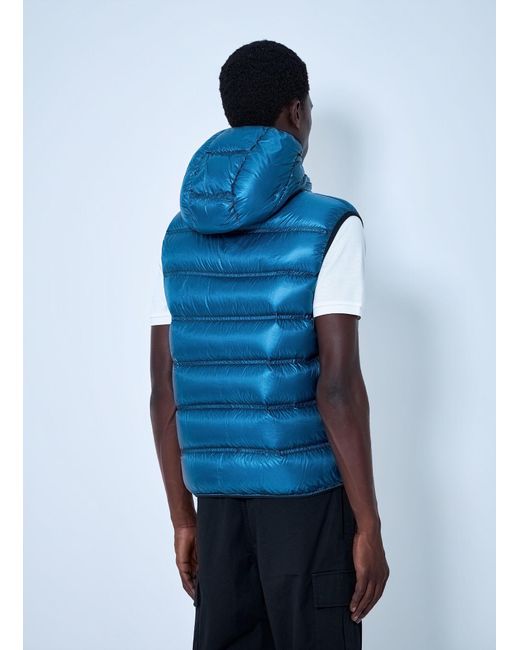 Moncler Blue Panestrel Down Vest for men
