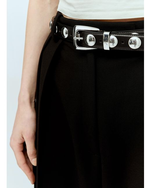 Khaite Black Benny Studded Belt