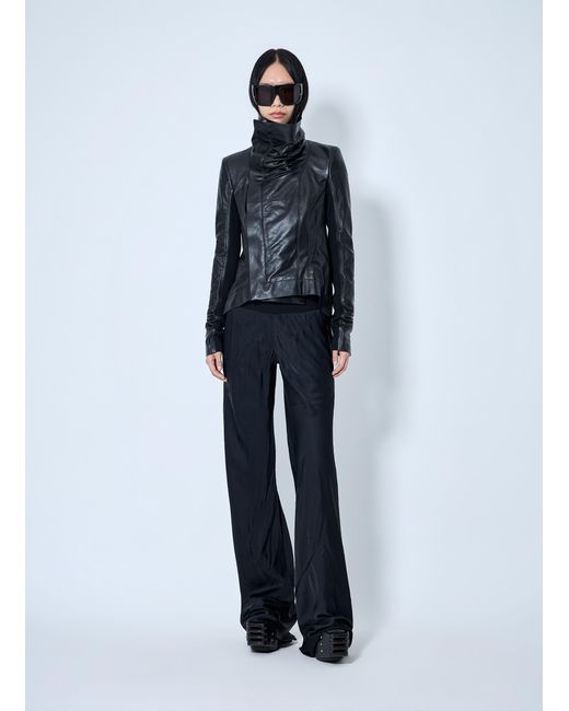 Rick Owens Blue Naska Biker Jacket