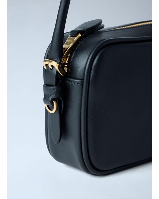Miu Miu Blue Leather Shoulder Bag