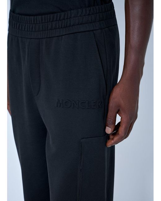 Moncler Blue Elasticated Waistband Joggers for men