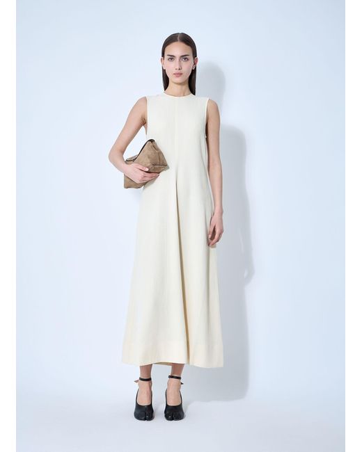 Totême  Natural Woven Striped Dress
