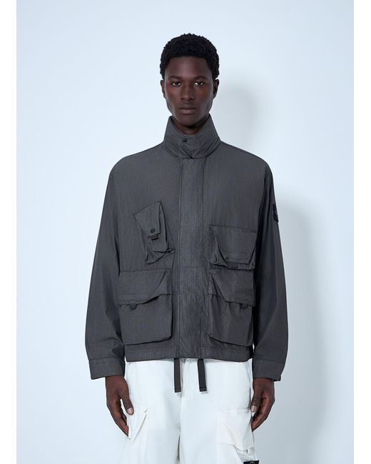 Stone Island Black Technical Ripstop Field Jacket for men