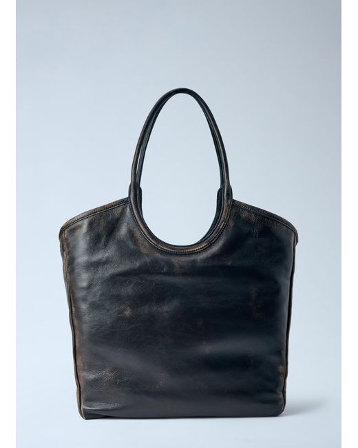 Miu Miu Blue Ivy Leather Tote Bag