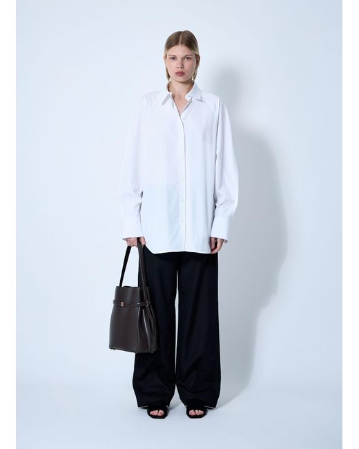Totême  White Raw Raglan Shirt