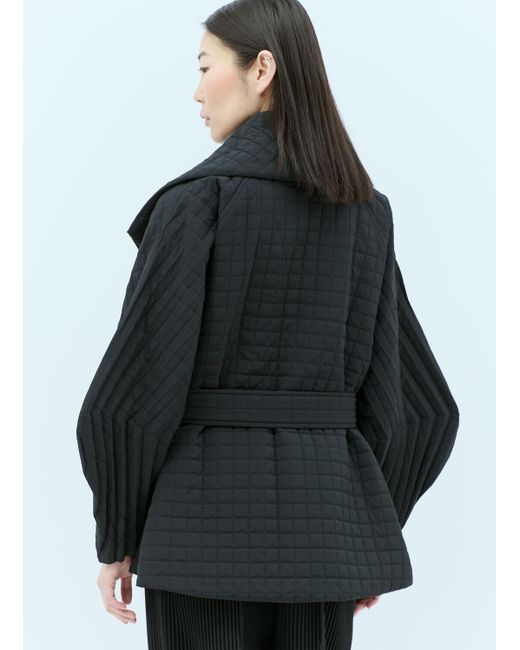 Issey Miyake Blue Quilted Jacket