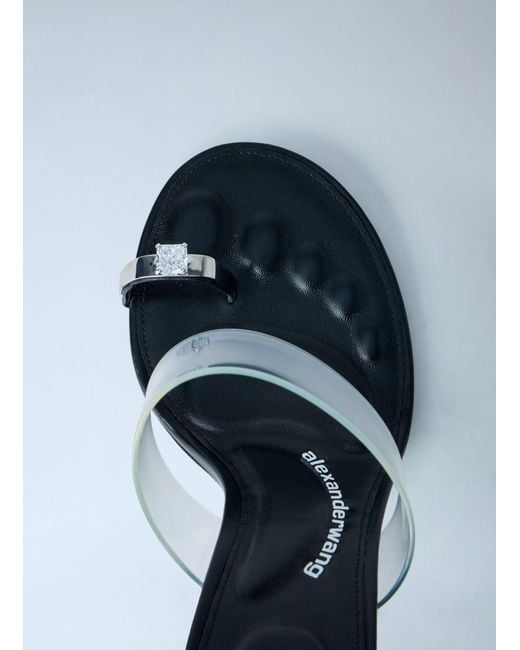 Alexander Wang Blue Bianca Heel Sandals