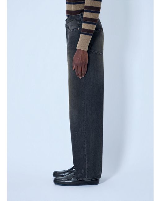 Ssstein Blue Loose Denim Jeans for men