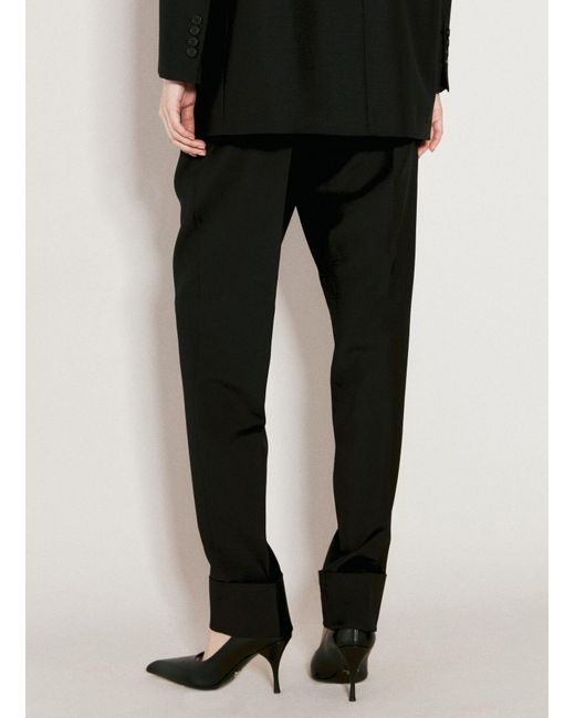 Prada Black Light Mohair Pants
