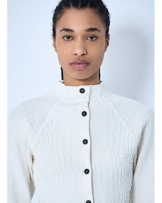 Jacquemus Le Cardigan Scala in White | Lyst Canada