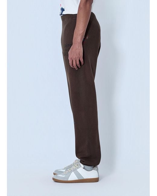 GALLERY DEPT. Brown Elasticated Cuff Joggers for men