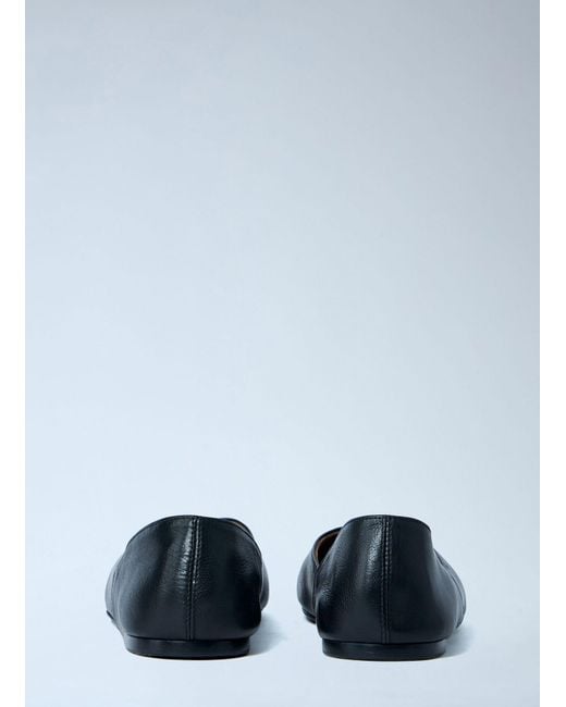 Khaite Black Jane Flat Shoes