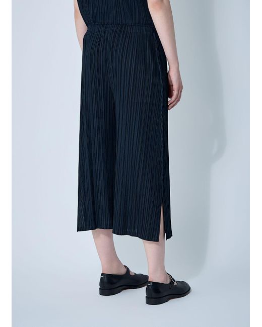 Pleats Please Issey Miyake Blue Mellow Pleated Pants