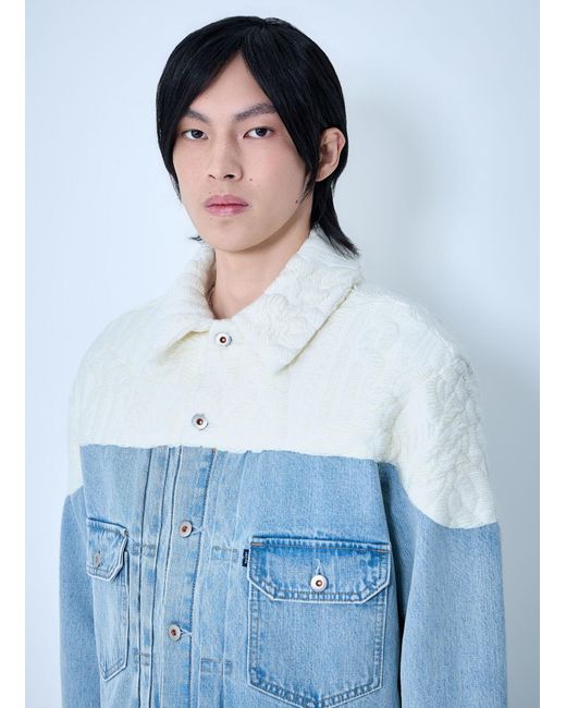 Levi's Blue Aran Trucker Jacket for men