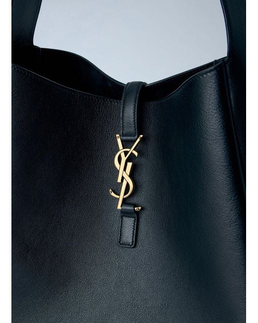 Saint Laurent Blue Le 5 À 7 Supple Large Shoulder Bag