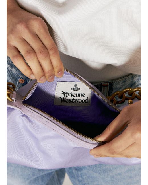 Vivienne Westwood White Cindy Cylinder Shoulder Bag