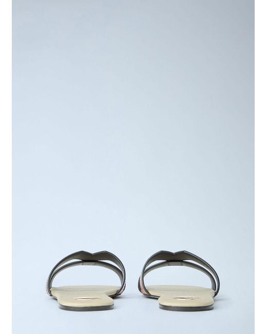 Saint Laurent Blue Mabrouka Slides