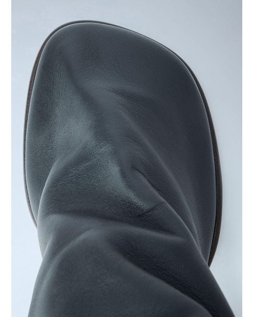 Lemaire Blue Glove Ankle Boots