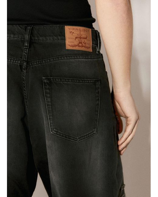 Y. Project Black Paris' Best Patch Jeans for men