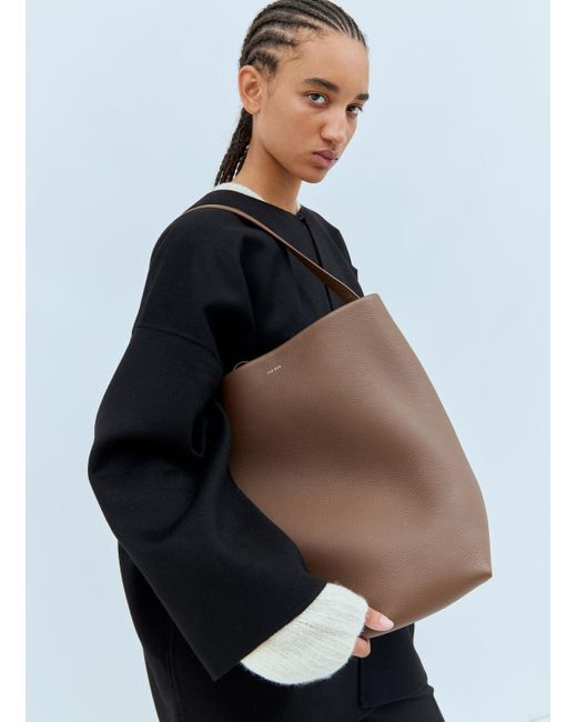 The Row Blue Large N/S Park Tote Bag