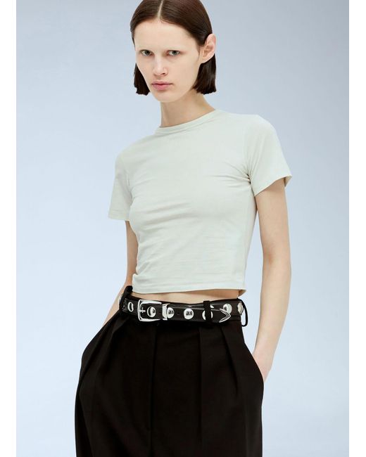 Khaite Black Benny Studded Belt