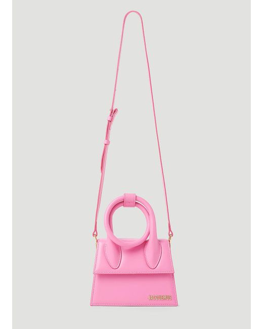 Jacquemus Pink Le Chiquito Noeud Handbag