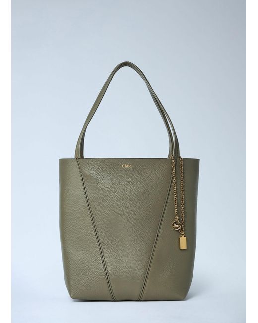 Chloé Blue Chloã Spin Tote Bag