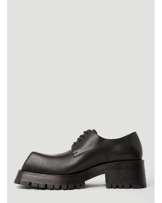 Balenciaga Trooper Derby Shoes in Black for Men | Lyst Australia