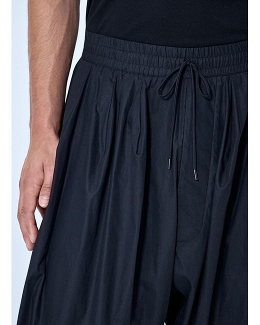 Vivienne Westwood Blue Wide-Leg Drawstring Trousers for men