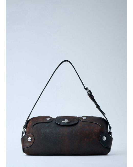 Vivienne Westwood Gray Wilma Clutch Bag